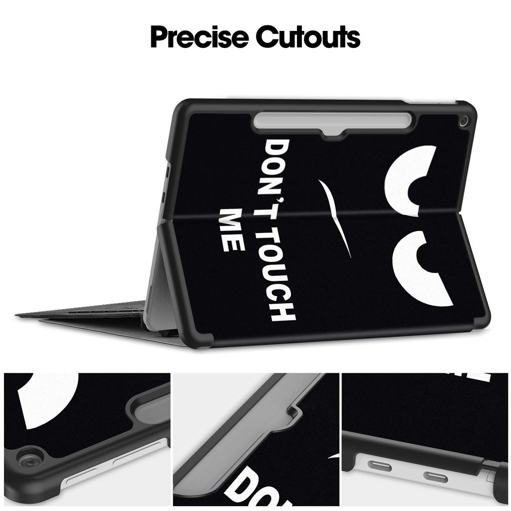 Custodia per Tablet per Microsoft Surface Pro 12 Custodia per Tablet Pieghevole a Tripla Piegatura con Supporto, Copertina a Portafoglio Multi-Angolo