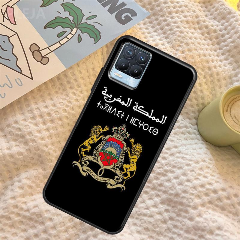 Morocco Flag Passport For OnePlus 10 9 Pro 9R Nord2 Case For Realme 8 9 Pro Plus 8i 9i GT Neo 2 3 Master Cover