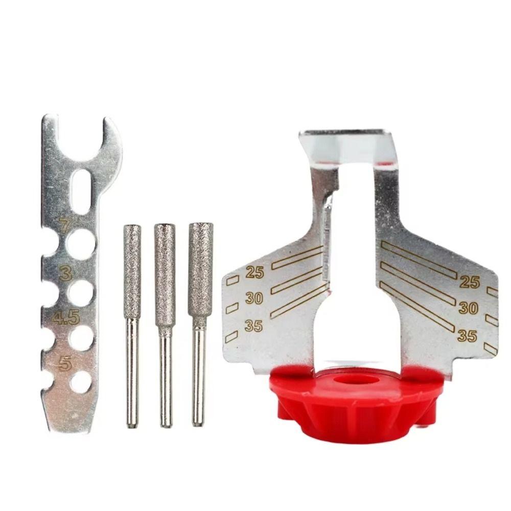 Adjustable Angle Electric Chain Sharpener Portable Design Coated Wheel Chain Sharpening Tool Electric Grinder