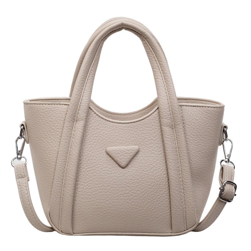 New simple and fashionable portable bucket bag female texture casual messenger bag shoulder tote bag
