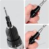 Telescopic Socket Adapter 1/2 To 1/4 Hex Female Socket Adapter for Electric Wrench Telescopic Drill Socket