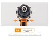 Rechargeable Multifunction Electric Impact Drill and Screwdriver