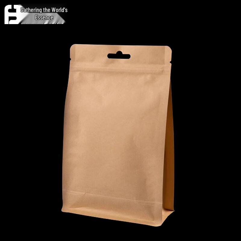 Eight-Side Seal Kraft Aluminum Foil Stand-Up Food Pouch