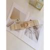 1pc Women Solid Color Vintage Casual PU Leather Waist Belt, Versatile Fashion Accessory For Dresses And Coats Summer, School Halloween Costume