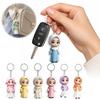 Acrylic Material Acrylic Keychain 2D Flat Design Cartoon Key Pendant  Car Key Decoration