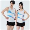 Men's Quick-Dry Track and Field Training Vest and Shorts Set for Marathon & Physical Education Competition