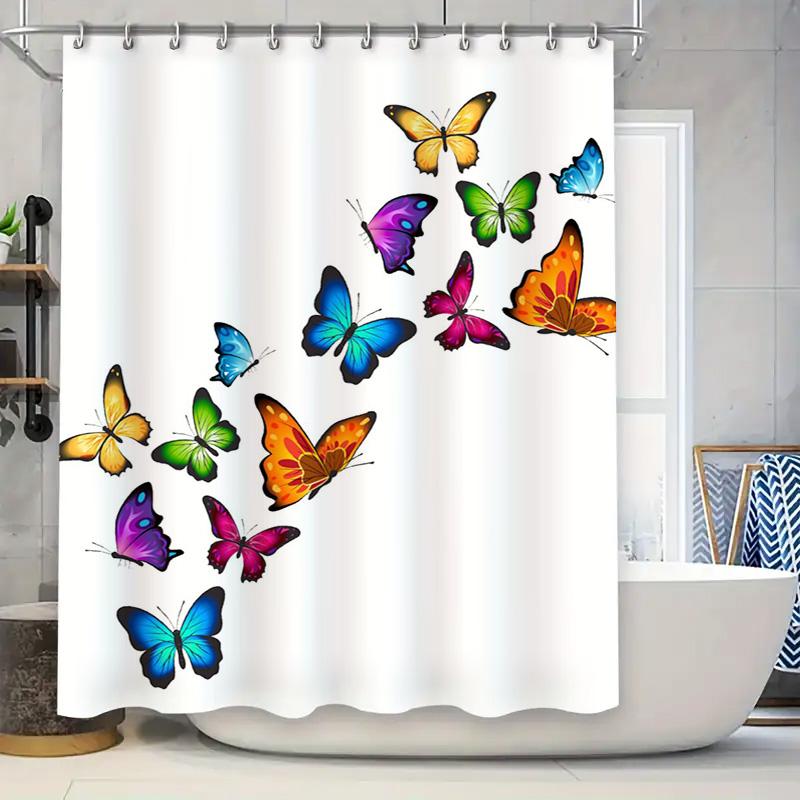 

Black Paw Print Pet Shower Curtain For Bathroom Decor Bella White Custom Name Waterproof Fabric Door Cover W60H190(CM)-1 Pcs