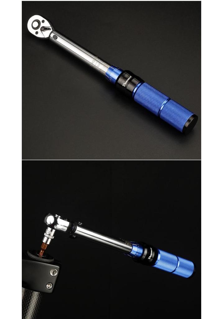 Adjustable Bicycle Torque Wrench Set 2-24NM, 1/4 Ratchet Repair Tool
