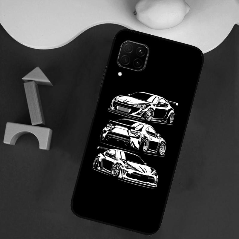Japan JDM Car Case For Huawei P30 Pro P20 P40 Lite Nova 8i 3i 7i 11i 9 10 SE 5T Y60 Y61 Y70 Y90 Y91 Cover