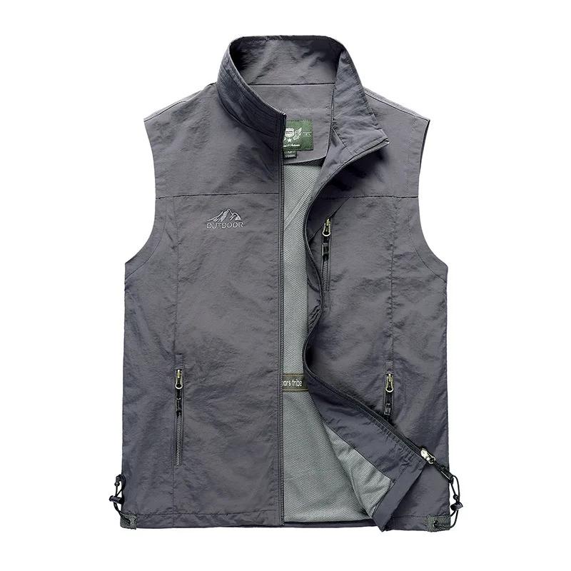 Gilet De Travail Tactique Multi-poches Pour Hommes,gilet Sans Manches