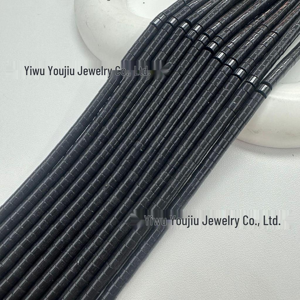 Natural Stone 2x4mm Sherpa Round Slice Spacer Beads – Loose Beads for DIY Accessories