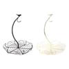 Modern Countertop Fruit Basket Bowl Decorative Metal Fruit Basket Organizers For Kitchen And Dining Room Arrangement