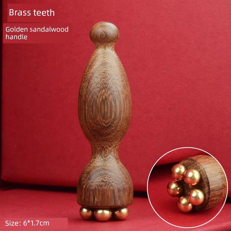 Sandalwood Small Lotus Seed Horn Beads Eye Massager Facial Tendon Massage Acupoint Massage Eye Bags Dark Circles Crow's Feet