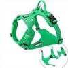 Harnais pour chien - truelove - front line xs - vert - réglage 4 points - coutures réfléchissantes