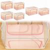 Large Capacity Clothes Storage Bin With Metal Frame Transparent Lid Foldable PVC Organizer For Bedroom Closet Laundry