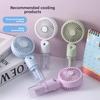 New Handheld Spray Fan, Outdoor Portable Water Replenishment USB Charging Indoor Desktop Mini Spray Fan