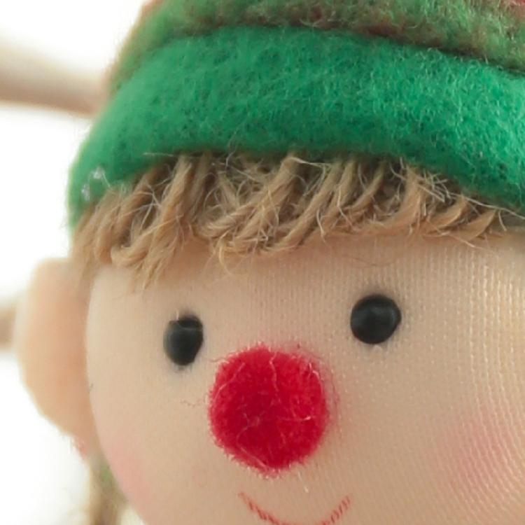 Upgraded Christmas Plush Doll Ornaments Xmas Tree Ornament Dolls Decorative