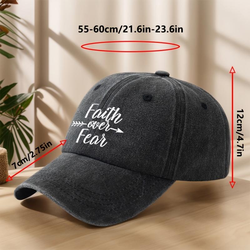 Fashionable Letter Embroidered High-quality Baseball Cap Classic Washed Retro Peaked Cap Sweat-absorbent and Breathable Hat