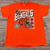Cincinnati Bengals / Junk Food Clothing / Graphic T-Shirt Adult Size X-Large Unisex T-Shirt