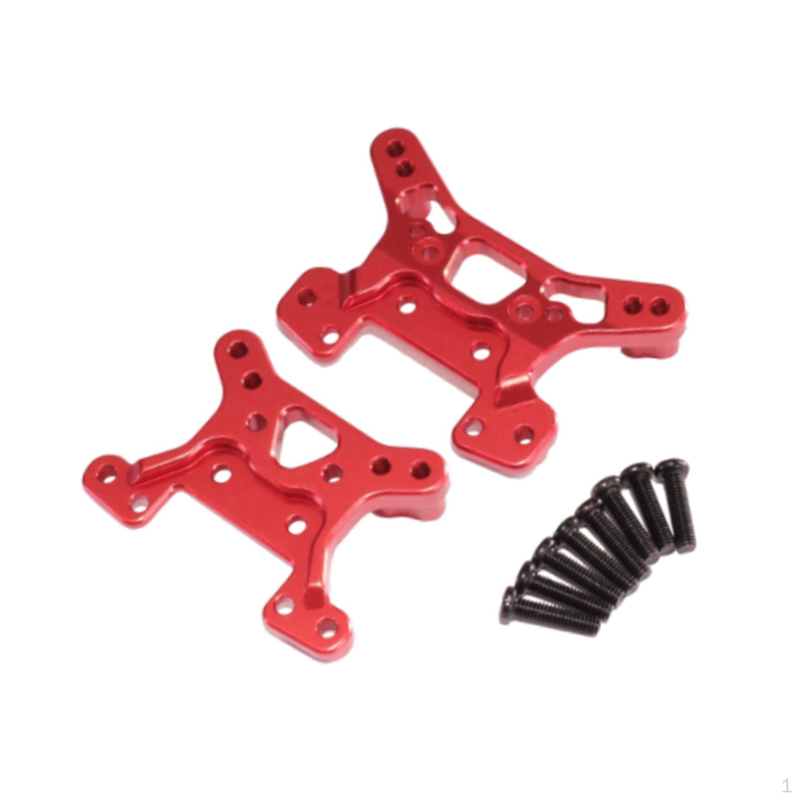 

Aluminum Alloy Front & Rear Shock Towers RC Car Accessories Mounts 1/14 1/12 Purple