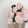 2 Heads Multicolor Lifelike Flowers Peony Simulation Plants Vivid Bridal Bouquets  Home Decoration