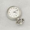 Used Excellent condition * CITIZEN Pocket Watch 17JEWELS Silver Color Hand-wound