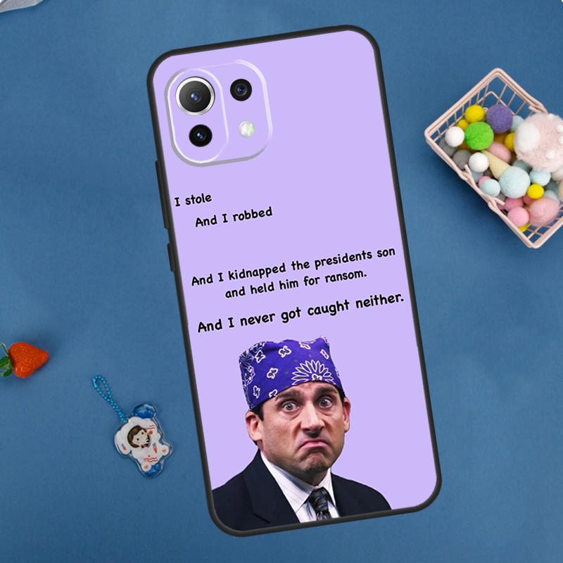 The Office Prison Mike Case For Xiaomi 11T 12T 13T 14T Pro 13 14 15 Ultra POCO X7 Pro X3 X5 X6 M6 F5 F6 Pro Cover