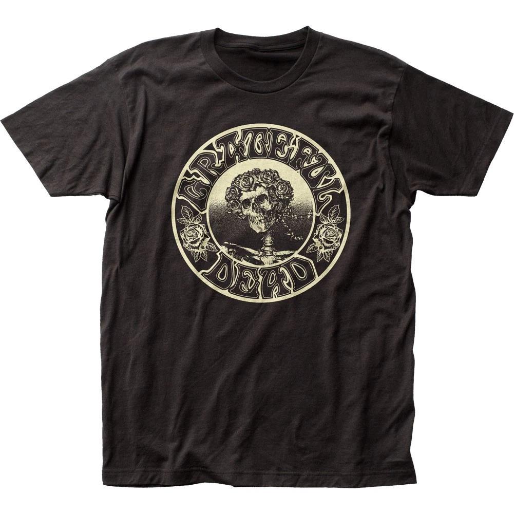 Greatful Dead Glowing Skeleton Mens T Shirt Music Classic Concert Band Tee Black L