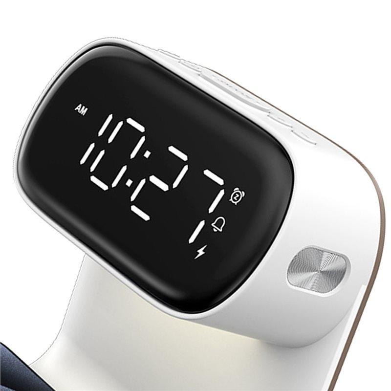 Multifunctional Clock With Night Light, Wireless Charging, Three Brightness Holiday Couple Gift