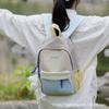 Schoolbag Korean version ins1011 new spring and summer dopamine contrasting backpack leisure sports travel college student backpack