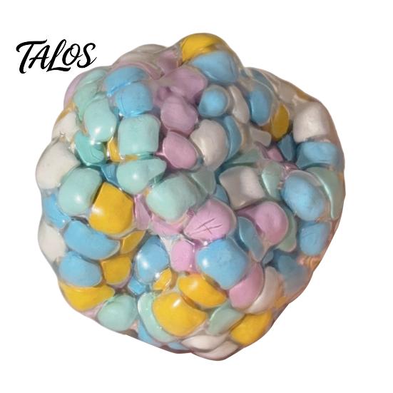 Portable Fidgets for Daily Use Handmade Squeeze Stress Ball, Ultra‑Soft Fidget Squeaky Creative Sensory Safe TPR Squeezable Balls Kids Toy