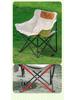 Lightweight Outdoor Folding Director's Chair with Backrest for Camping and Beach