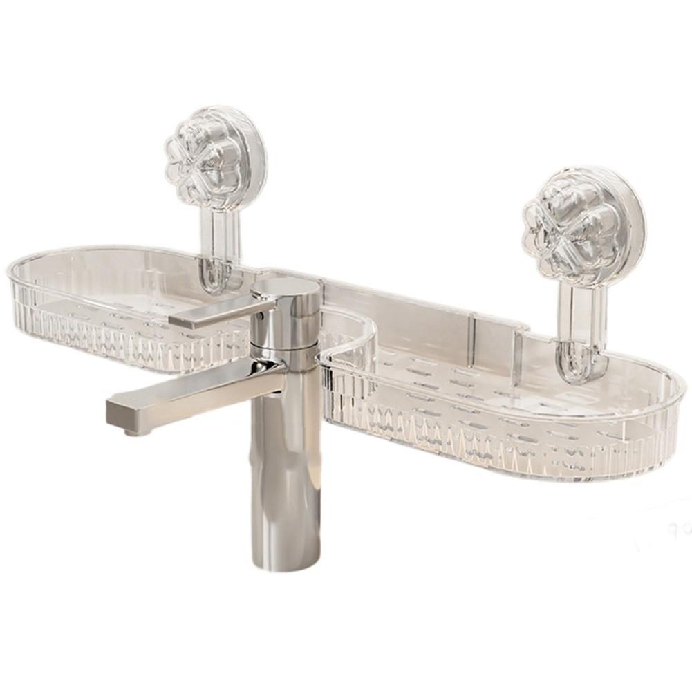 

Faucet Storage Rack Removable Shelf Easy Installation B