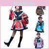 Kimono Cosplay Japanese Costume Stage Performance Outfit Girls Multiple Colors