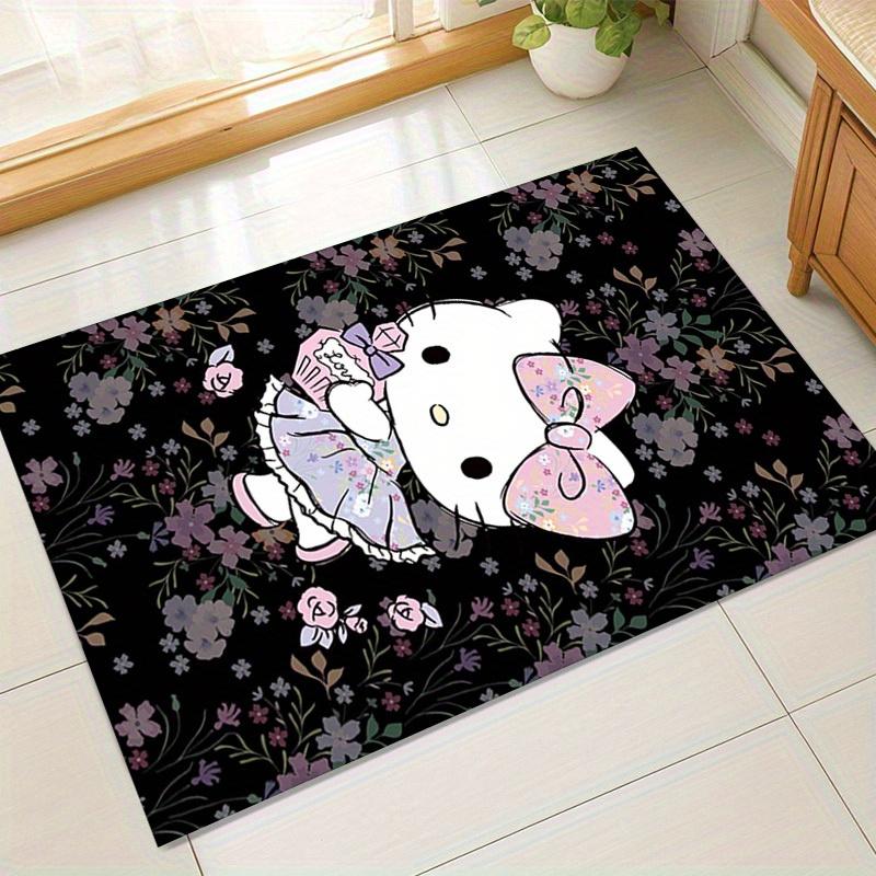 

1 шт. Цветочный коврик Hello Kitty - Идеально подходит для домашнего декора, офисного ковра, уличного коврика Rugz152 60cm by 90cm