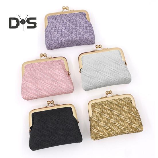 Mini Tragbare Münzbörse Kunstleder Kiss Lock Wechselgeldbeutel Mehrzweck Schlüssel Kopfhörer Schmuck Lippenstift Kosmetik Zubehör Aufbewahrungstasche mit