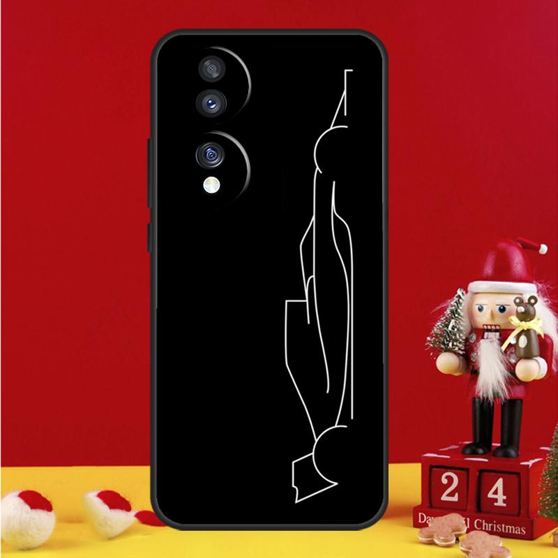 Minimalist F1 Circuit Case For Honor Magic 6 5 Pro 50 70 90 Lite Honor X8b X9b X6 X7 X8 X9 X6a X7a X8a X9a Cover