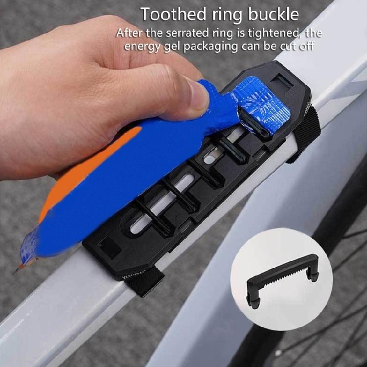 Bike Mountable Energy Gel Storage Clip Quickly Access Bike Energy Gel Clamps Easy Installation Cycling Equipment