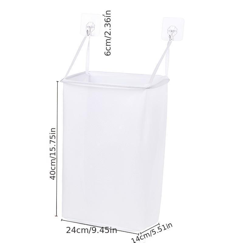 Wall-mounted Dirty Clothes Basket Home Laundry Baskets Bath Storage Bag Bathroom Placement Mesh Organizer