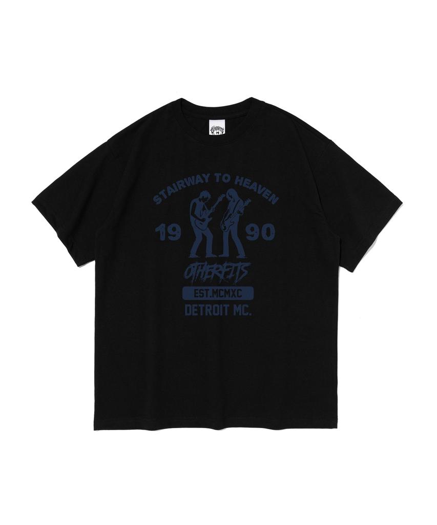 OTHERFITS Retro Musician Short Sleeve T-Shirt (Black)