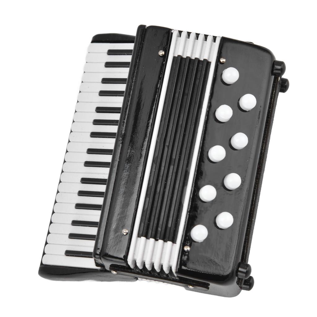 Miniature Accordion Model 1:12 Cute Vivid Simulation Dollhouse Musical Instrument for Dollhouse