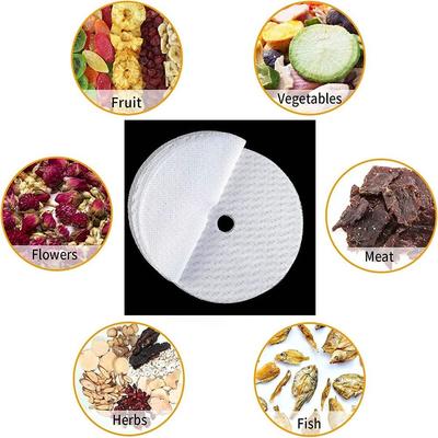 2Pcs Durable Silicone Oven Dryer Mat White Kitchen Tool Dehydrator Pad Food Liner Steamer Mats