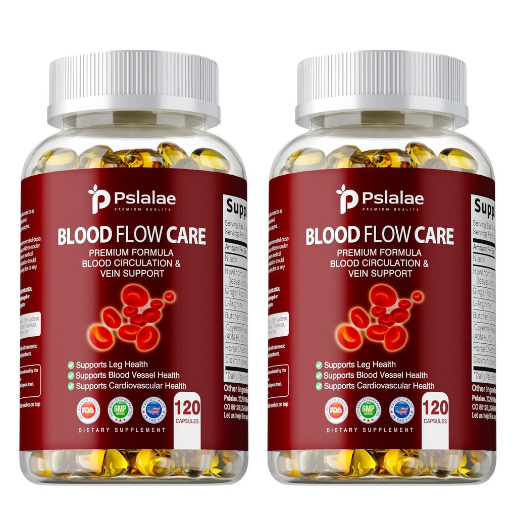 Pslalae Hawthorn Extract, L-Arginine, and Ginger Root - Leg Health and Cardiovascular Health