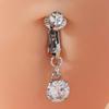 Ohne Piercing Hängendes Bauchnabelring-Set 6 Stück Süße Schmetterling Herz Blume Bauchnabelringe für Mädchen Party Körperschmuck