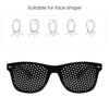 Correction Glasses Pinhole Design Unisex Correction Glasses for Vision Improvement Lightweight Comfort Frame Glasses for All-Day Wear