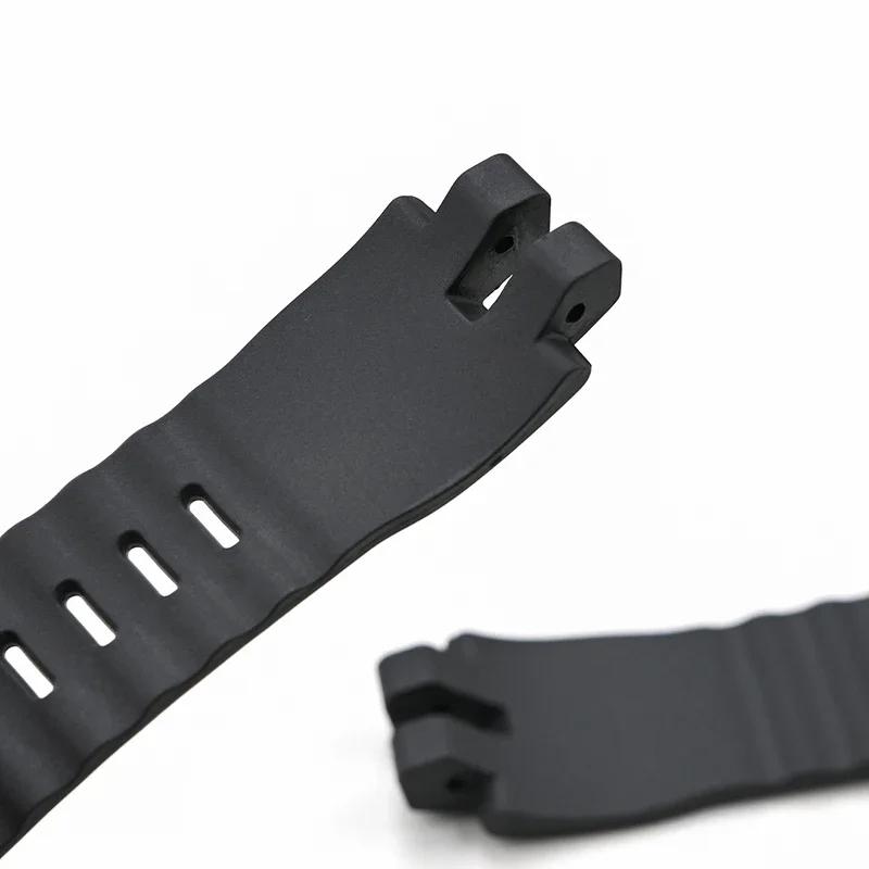 TPU Resin Strap for Casio PROTREK PRG-300 PRW-3000 3100 PRW-6000 6100 Men Replacement Black Rubber Watch Band Bracelet Tools