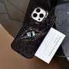 Coole Orange 3D Böse Augen Handyhülle Für iPhone 17 Air 16 15 14 13 12 11 17 Pro Max Matt Stoßfest Weiche TPU Hülle