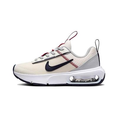 Air Max Interlock Lite PS Fantasma Obsidiana Escura Tênis Infantil Creme Cinza-Fumaça-Claro Vermelho-Time DH9394-006