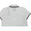 Moncler Logo Button Detail Color Block Short Sleeve Polo Shirt Women tops White 20938351600V8042034