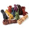 2M Genuine Cow Leather Cord Rope 3x2mm Flat Leather Strap String for DIY Bracelet Necklace Pendant Jewelry Making Accessories